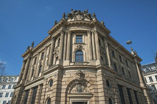 Old Stock Exchange from the Gr&uuml;nderzeit, Lenbachplatz, Munich, Bavaria, Germany, Europe