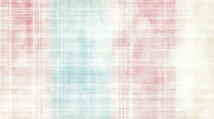 Fototapeta premium Soft Pastel Plaid Background with Subtle Texture and Color Variation