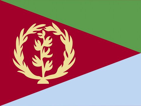 Official national flag of Eritrea