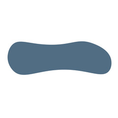 Gray Abstract Blob Elements Illustration