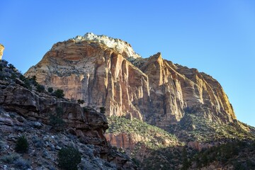 The East Temple, Zion National Park, Utah, USA, North America