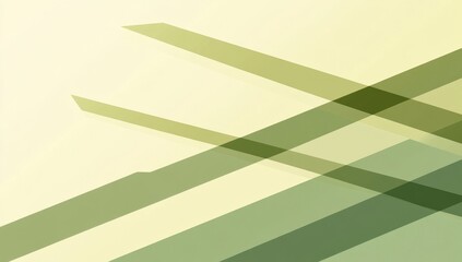 A green background with a white line