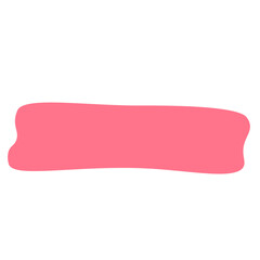 Soft Pink Abstract Blob Elements Illustration