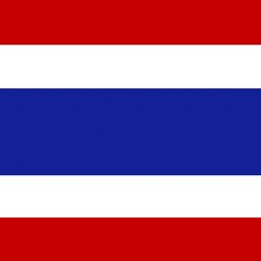 Official national flag of Thailand