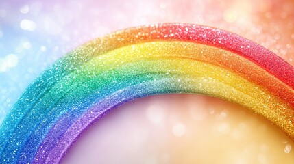 A rainbow gradient on a transparent backgrou