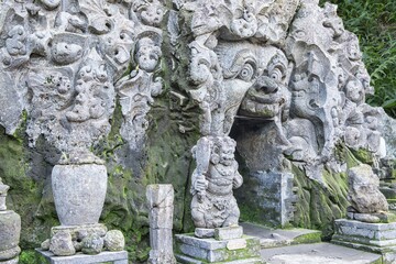 Obraz premium Entrance, Goa Gajah Elephant Cave, Bali, Indonesia, Asia
