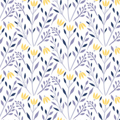 tropical floral design with beautiful botanical elements for seamless wrapping paper fabric and decor