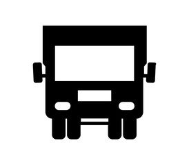 Truck icon illustrated in vector on white background