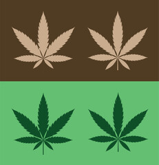Cannabis Leaf Illustrations