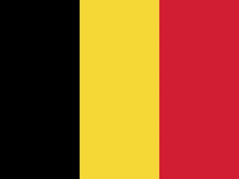 Official national flag of Belgium