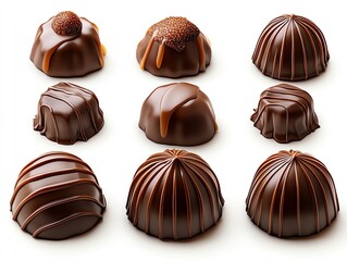 Obraz premium Assorted Gourmet Chocolate Candies Delicious Treats