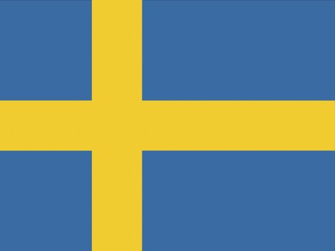 Official national flag of Sweden