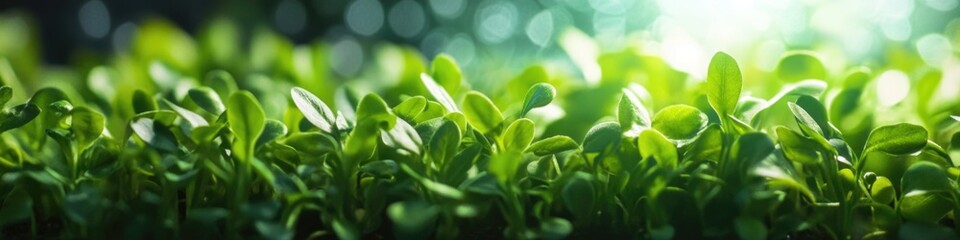 Obraz premium A detailed view of lush green grass, ideal for use in environmental or nature-focused designs