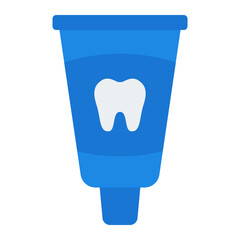 Toothpaste Tube flat icon
