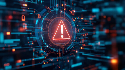 Futuristic ai technology virtual interface