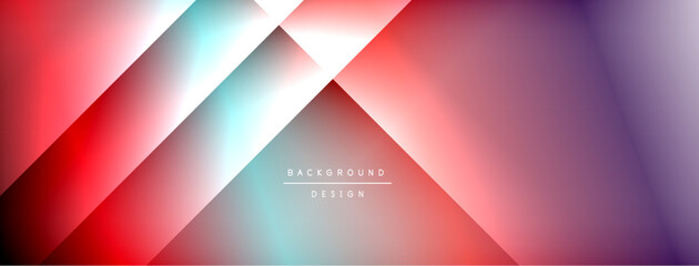 Fototapeta premium Colorful gradient with lines made of shadow and light. Creative background