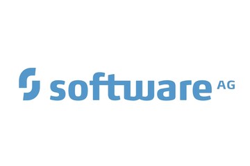 The logo of Software AG, owned by Silver Lake in the USA, based in Germany, Darmstadt, provider of software and related services Studioaufnahme, Lower Saxony, Federal Republic of Germany