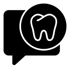 Consultation glyph icon