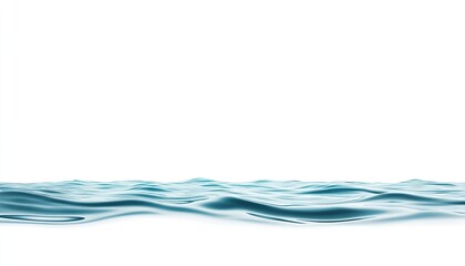 Serene ocean waves gently rolling under a clear sky, creating a tranquil atmosphere ideal for relaxation