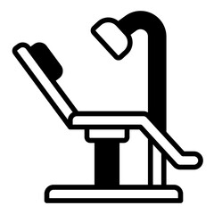 Dental Chair line glyph icon