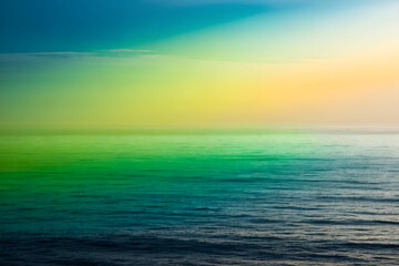 Fototapeta premium sunset on the sea, sunset over the sea. Beautiful sunset at the sea. background image,