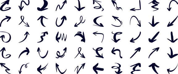 Arrow crayon pastel pencil chalk color line stroke. Sketch chalk pastel color pencil texture line kid fun arrow icon. Hand drawn grunge crayon brush sketch direction element set.