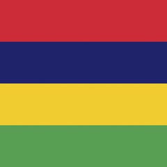 Official national flag of Mauritius