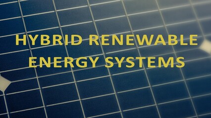 Hybrid Renewable Energy Systems