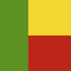 Official national flag of Benin