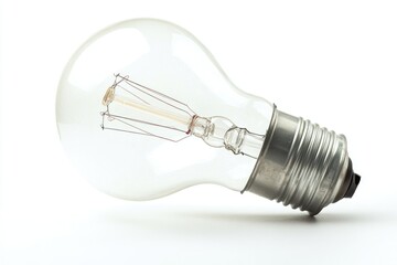 A light bulb sits alone on a table, waiting to be used