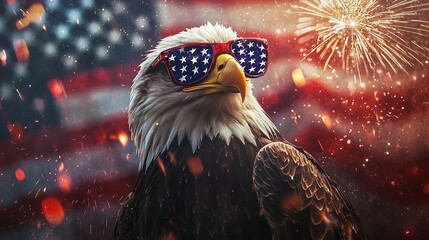 Patriotic Eagle Fireworks