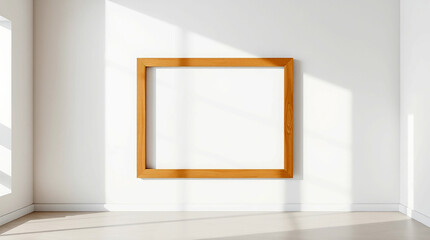 Fototapeta premium empty room with a frame