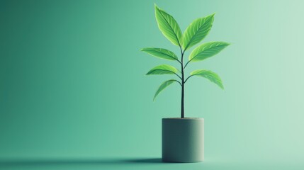 Light Bulb Symbolizing ideas concept. Sustainable Energy Concept with Sprouting Plant in Lighting Bulb