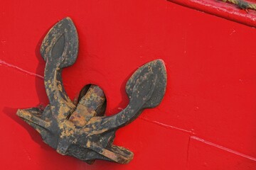 Sailing ship, anchor