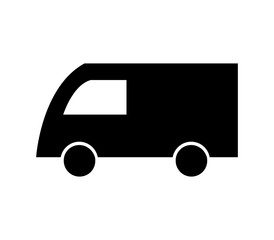 Van icon illustrated in vector on white background