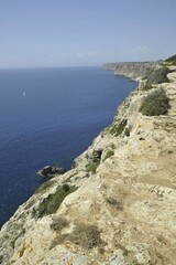 Cliff, Cap Blanc, Majorca, Balearic Islands, Spain, Europe