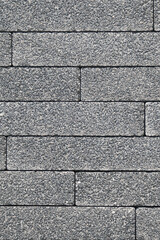 paving stone gray top view close up