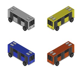 City ??bus icon illustrated in vector on white background
