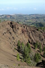 Crater Pinos de Gáldar, Gran Canaria, Canary Islands, Spain, Europe