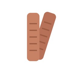 Sausage icon illustrated in vector on white background