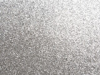 Silver glittering background using as festive backdrop with space for text or image