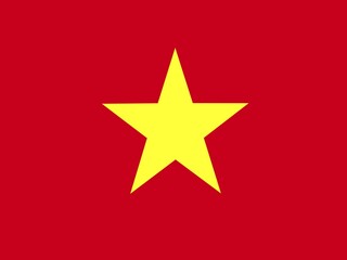 Official national flag of Vietnam