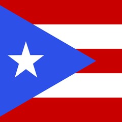 Official national flag of Puerto Rico