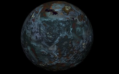 Rendered illustration of planet Saturn, Saturn is the sixth planet from the Sun and the second largest planet in our solar system