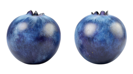 Fresh blueberries displayed on a clean surface in morning light showcasing their vibrant blue color and natural shine