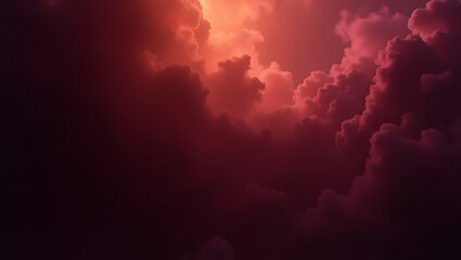 Fototapeta premium Red Dramatic Cloudscape