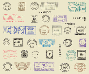 Passport stamp Art & Illustration