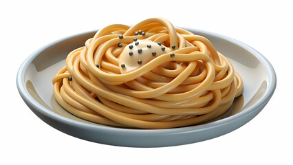 Creamy Spaghetti with Caviar. A Culinary Masterpiece