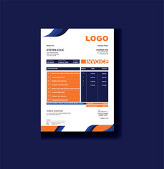 "Sleek and Modern Invoice Template – Perfect for Any Industry""Clean and Minimalist Invoice Design for Professional Use"