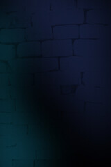 Fototapeta premium Blue black abstract background. Gradient. Brick structure. Brick structure.